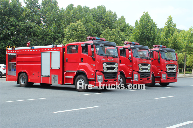 Isuzu GIGA 4.5cbm foam fire fighting truck