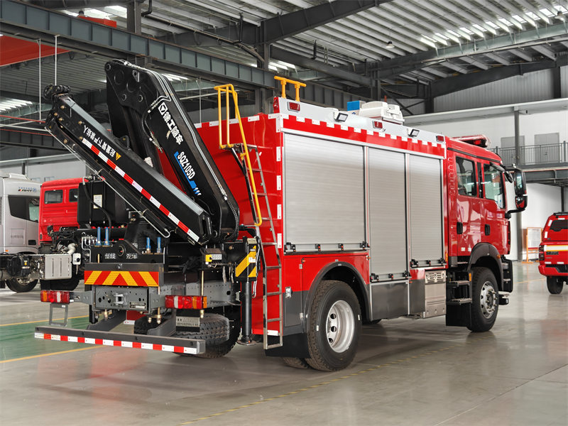 howo rescue fire fighting truck
