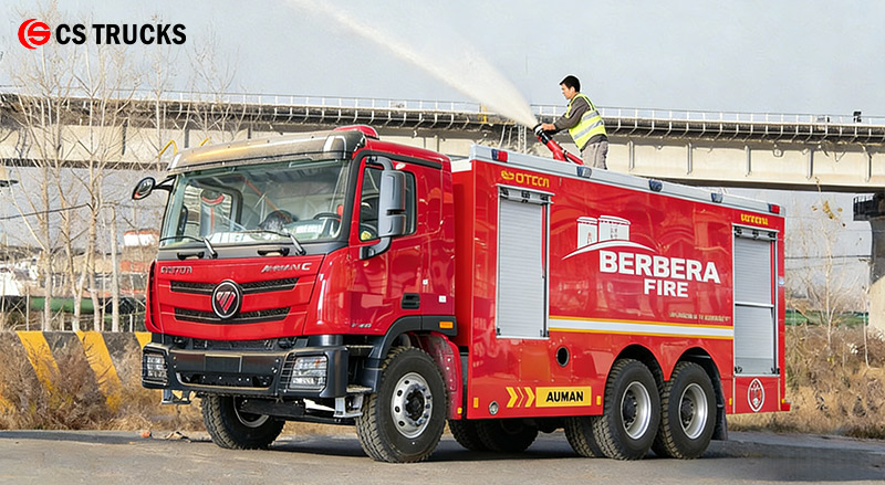 Foton Auman engine 12cbm foam fire truck