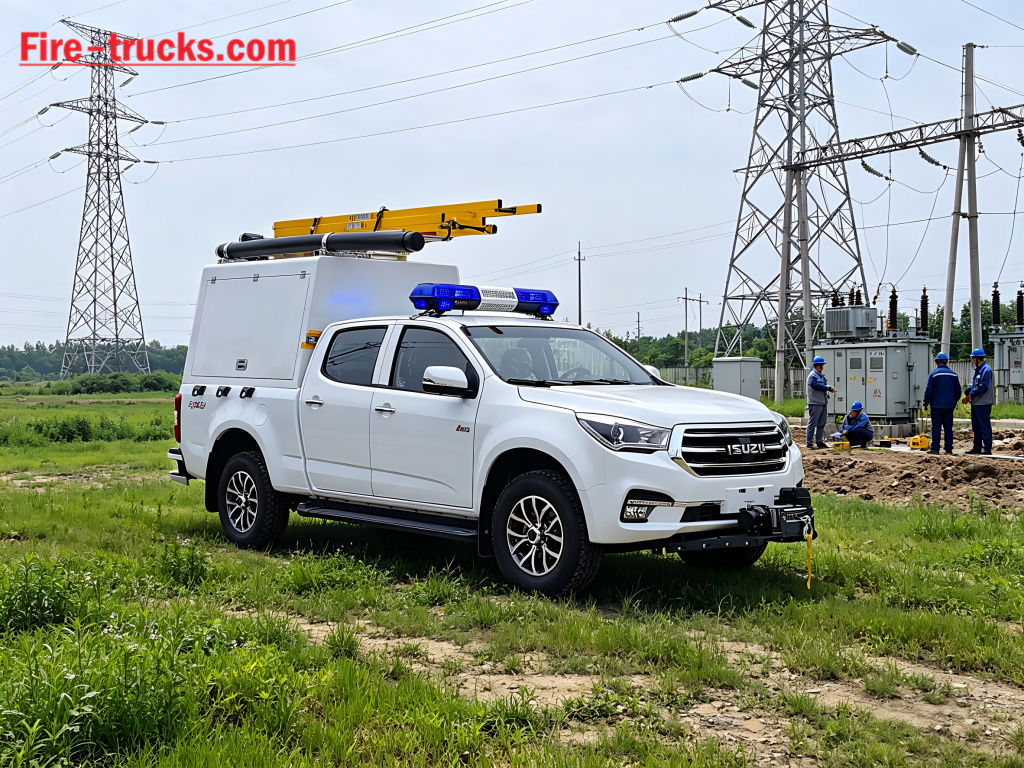 ISUZU Pickup with Utility Service Truck Bodies