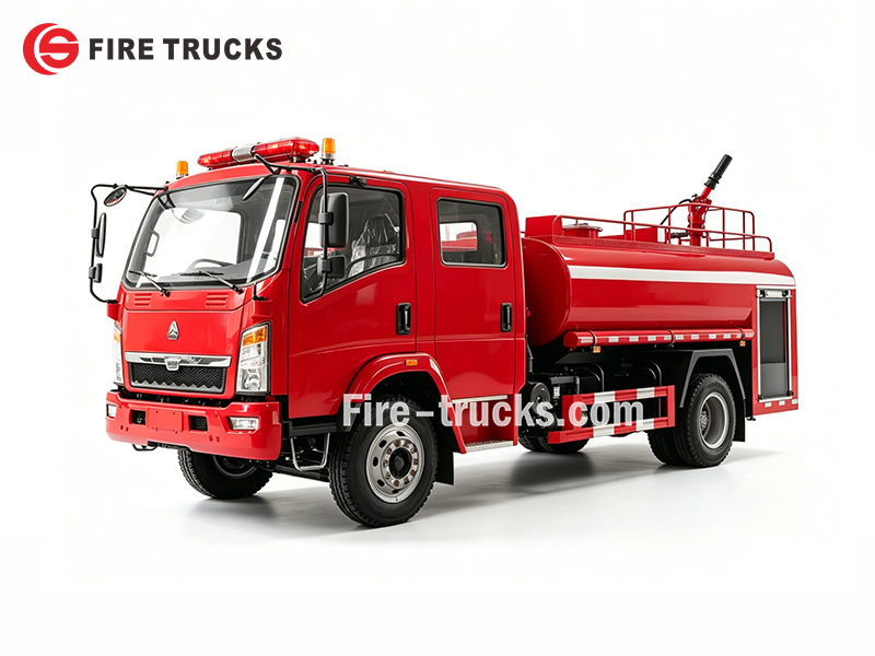HOWO 4x2 foam water pumper for chemical plant fire Philippines HOWO 4x2 foam water pumper for chemical plant fire Philippines