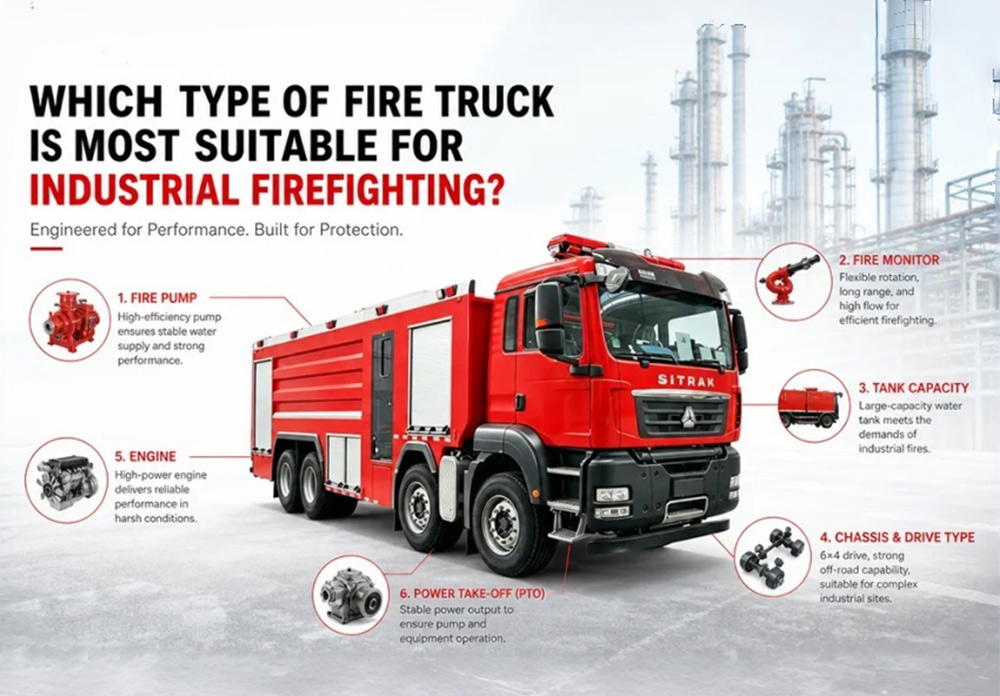 Which Type of Fire Truck Is Most Suitable for Industrial Firefighting