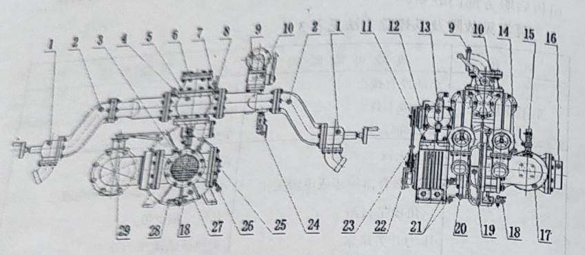 CB10/60-RS pump structure drawing
