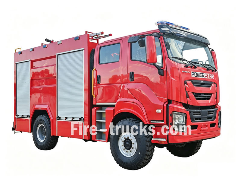 ISUZU 4x4 fire engine 
