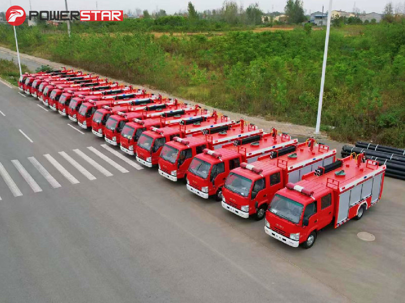 17 units ISUZU brand civil defence firefighting vehicle