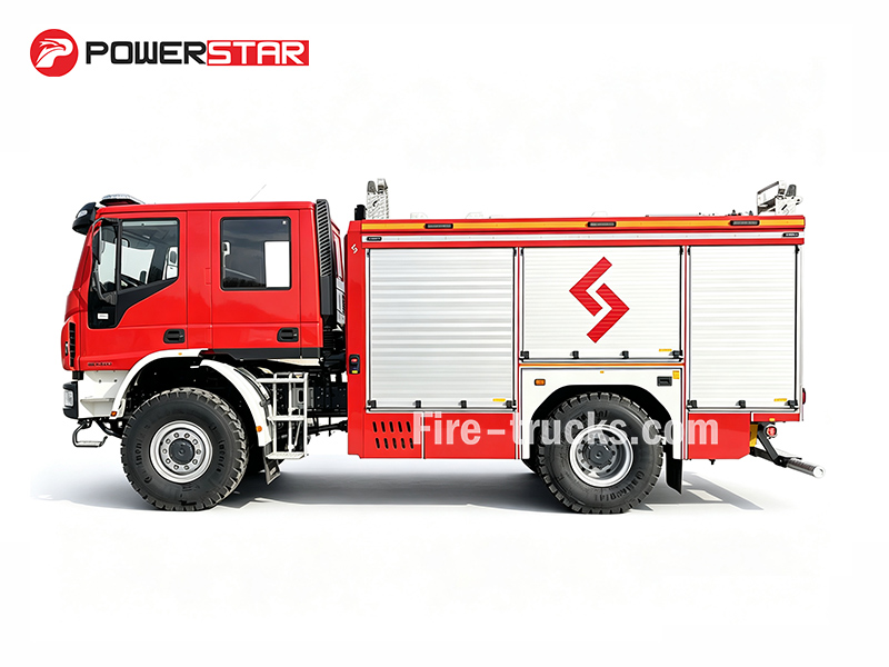 IVECO ML 150E24WS 4x4 Foam Fire Fighting Unit 3850L Water Foam 240HP Euro 3 Diesel for Mongolia Tank Farm and Pipeline Fire Emergency
