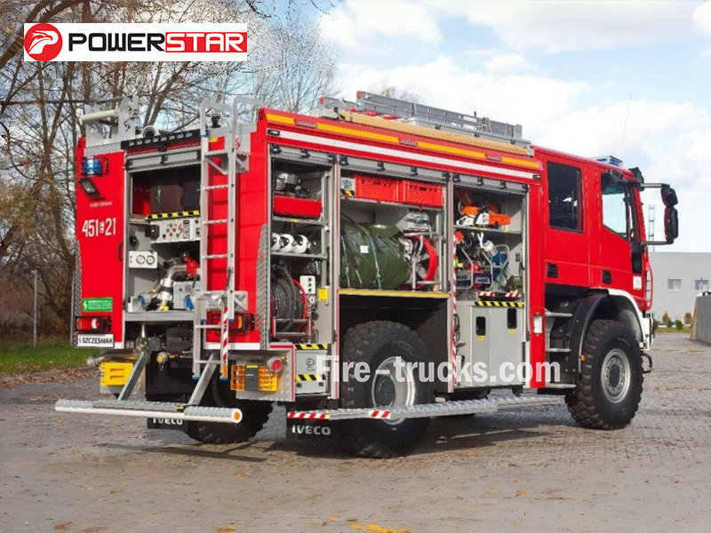 IVECO ML 150E24WS 4x4 Foam Pumper Fire Engine 3850L Water Foam Tank with High Pressure Godiva Pump for Albania Pulp and Paper Mill Fire