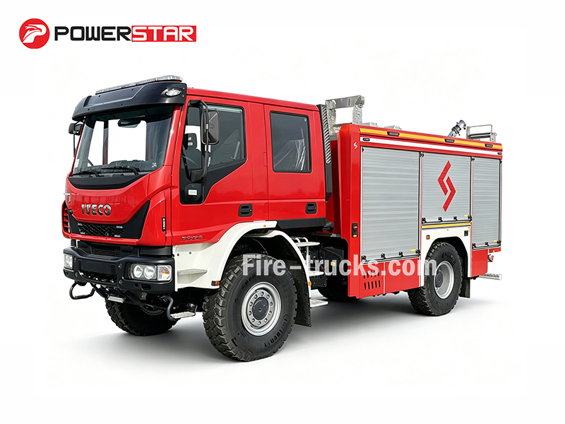 IVECO ML 150E24WS 4x4 Foam Carrier Vehicle 3850L Water Foam Capacity 240HP Diesel Automatic for Liberia Chemical Warehouse Fire Suppression