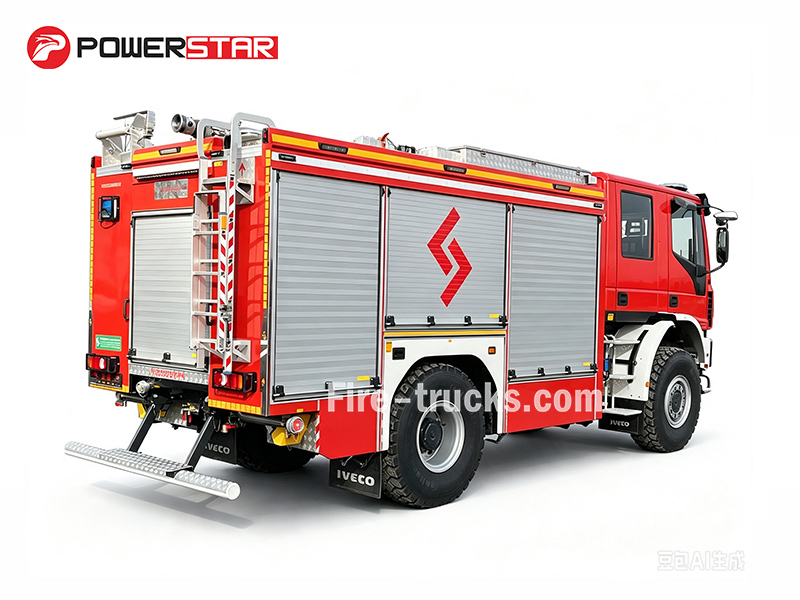IVECO ML 150E24WS 4x4 Off-Road Foam Apparatus 3850L Water Foam with Remote Monitor for Togo Power Plant and Transformer Fire Fighting