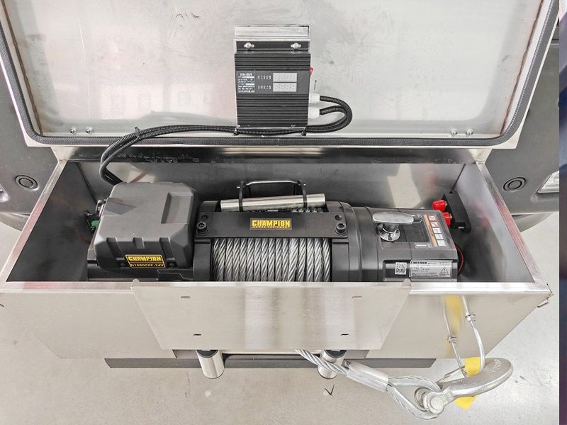 rescue vehicle rear winch mounting diagram