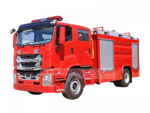 ISUZU GIGA 6 wheeler foam fire truck