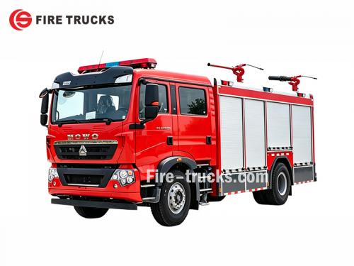 HOWO Emergency Rescue Fire Fighting Truck