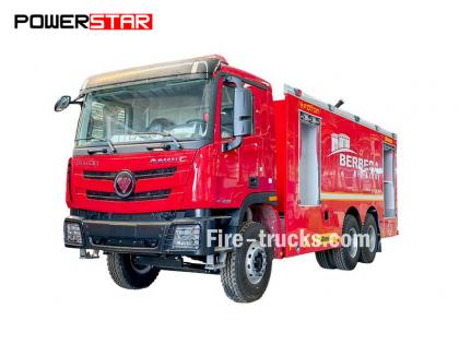 Foton Auman 6x4 12000L Foam Fire Engine Truck Export to Africa