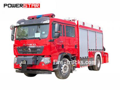 HOWO Emergency Rescue Fire Fighting Truck