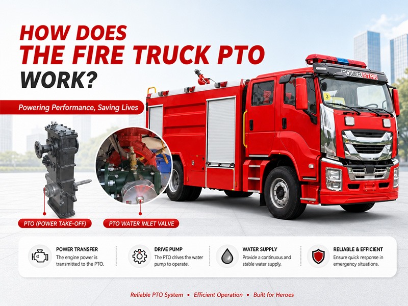消防車のPTO（動力取出装置）はどのように作動するのか？